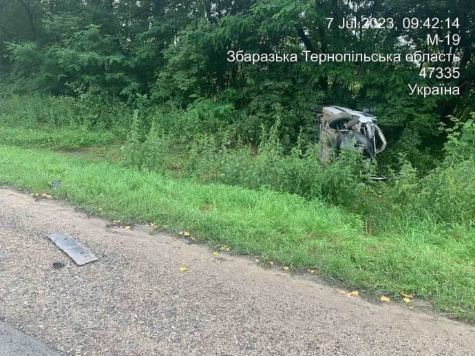 ДТП на Тернопільщині, що сталося в липні через авто польського дипломата