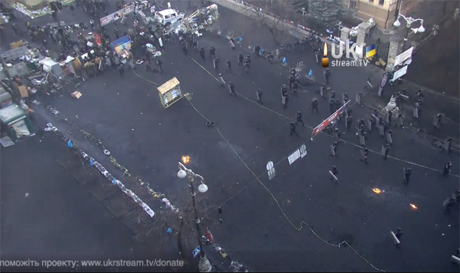 Berkut attacks Maidan on February 18 ~~