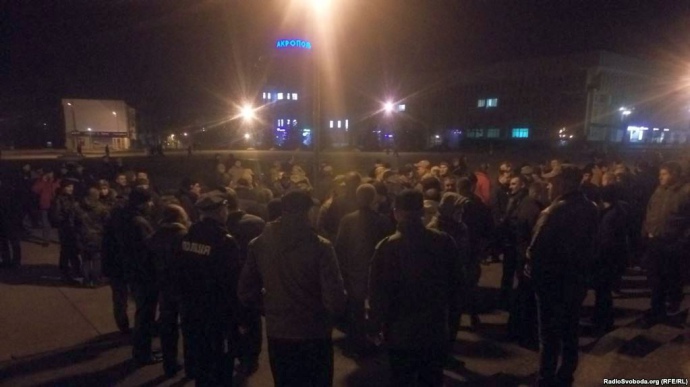 В Сумах начали бессрочную акцию протеста под ОГА