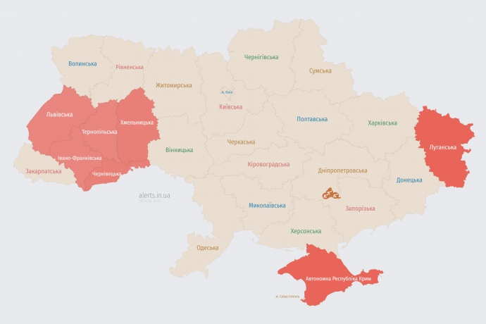 Карта alerts.in.ua в 4.20