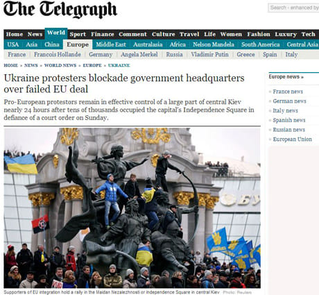 Світові ЗМІ: Янукович зіткнувся з протестами, яких не чекав