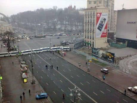 Доступ до Майдану з Європейської площі перекрили.