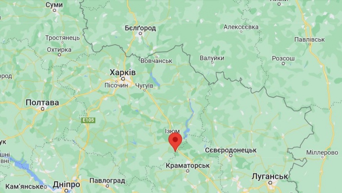 Село Довгенькое на карте