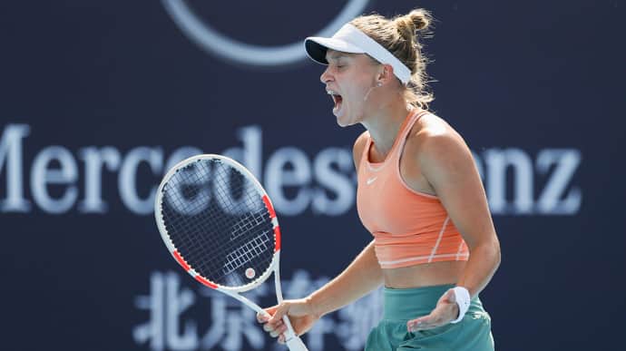 Ukrainian tennis player Starodubtseva continues her winning spree defeating Russian-born opponent