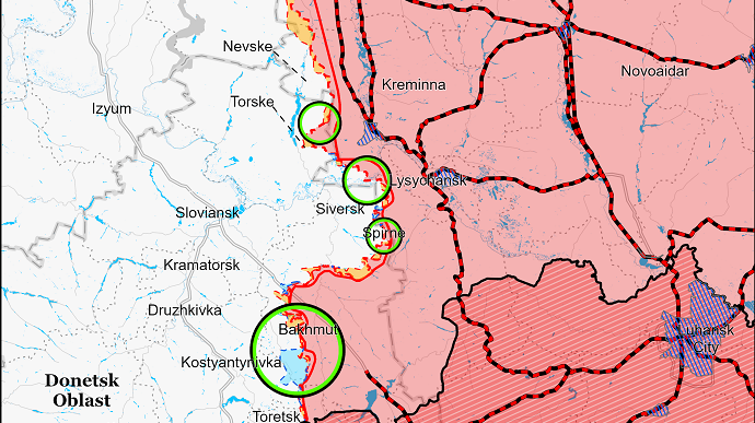ISW зафіксував позиційні бої вздовж усієї лінії зіткнення з російськими окупантами