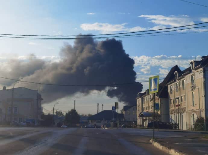 БпЛА атаковали Москву и Ростовскую область России