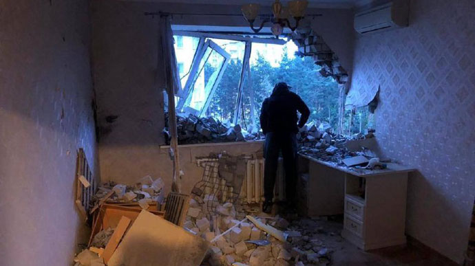 Debris from Russian missile damages multi-storey building in Ukrainka, Kyiv Oblast: child in hospital