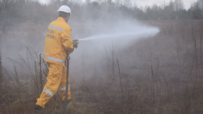 В Киеве может быть задымление из-за пожара лесов вокруг Чернобыля