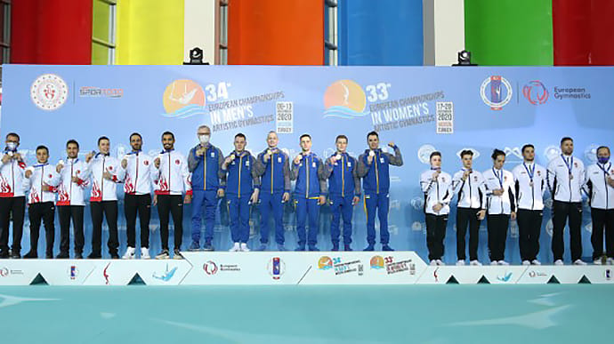 Чоловіча збірна України виграла чемпіонат Європи зі спортивної гімнастики