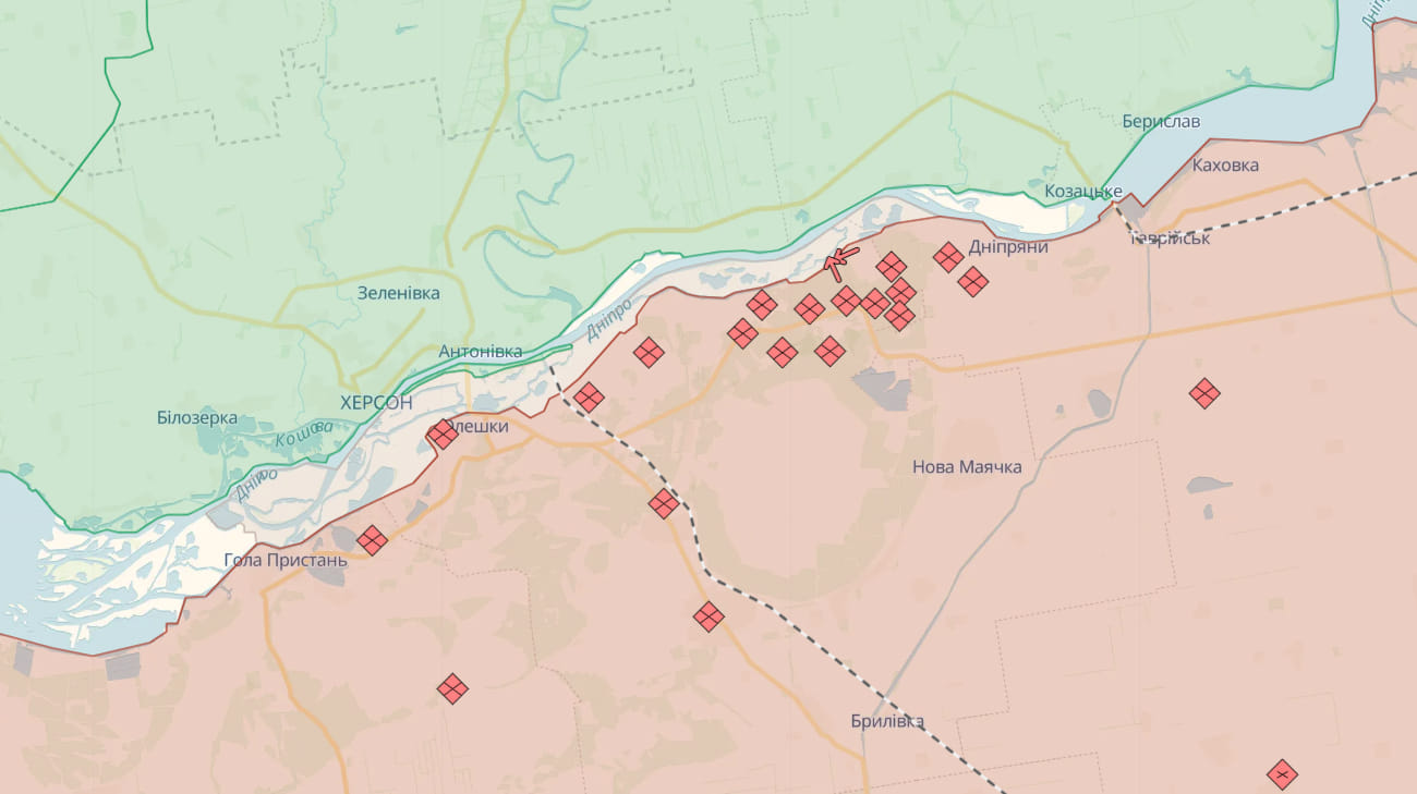 Kherson Oblast: Russian forces hit critical infrastructure facility and educational institution