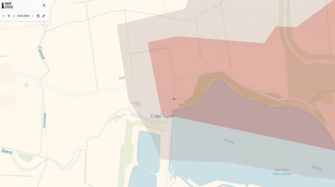 DeepState обновил карту и сообщил о продвижении врага в Донецкой области