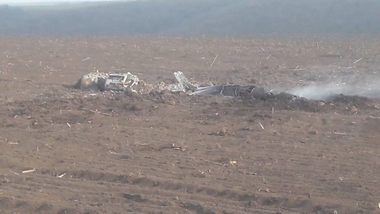 Вінниччина: в полі знайшли уламки збитої російської ракети Калібр 