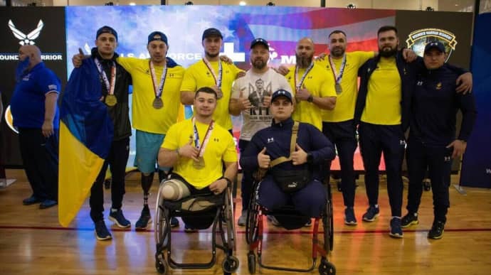 Ukraine's national team wins 34 medals at tournament among war veterans in US