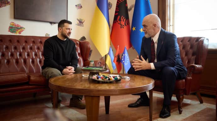 Albanian PM meets with Zelenskyy – video