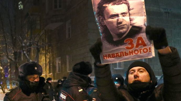 Пєсков про підтримку Навального: Акції немає, є окремі провокатори