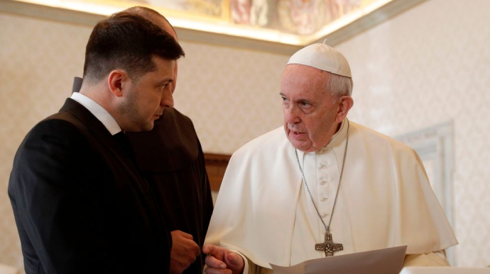 Zelenskyy tells the Pope about Russia's heinous crimes
