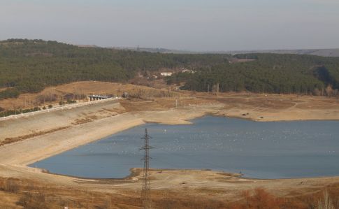 В оккупированном Крыму резко обмелели водохранилища