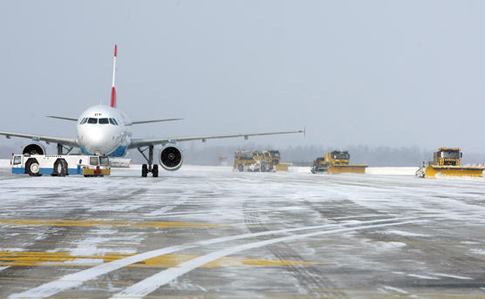 Вхурделило: Аеропорт Бориспіль попередив про можливі затримки рейсів