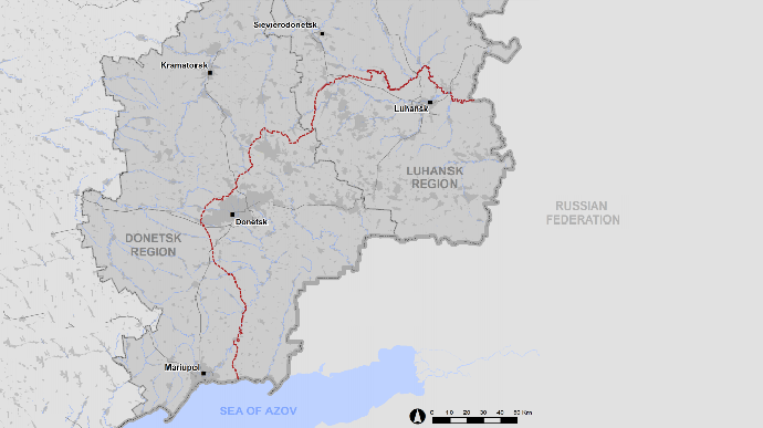 ООС: Формирования России на Донбассе продолжают оборудование позиций в направлении базирования украинской армии