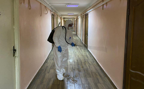 В общежитии Киева провели дезинфекцию из-за подозрения на коронавирус