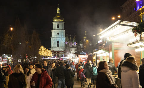 В новогоднюю ночь в Киеве запретят движение возле Софии