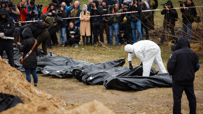 Kyiv region: police confirm deaths of 1,222 people killed by the occupying forces