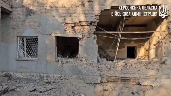 Russians attack Kherson with missile, drop air bombs on two villages