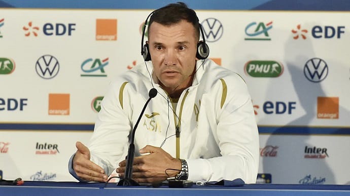 Шевченко прокомментировал матч Украина - Франция, который его команда проиграла со счетом 1:7