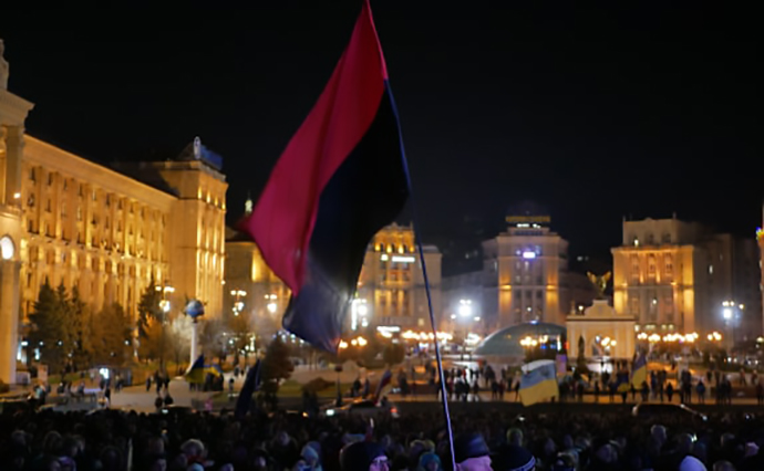 Годовщина Революции Достоинства: на Майдане Независимости состоялось вече