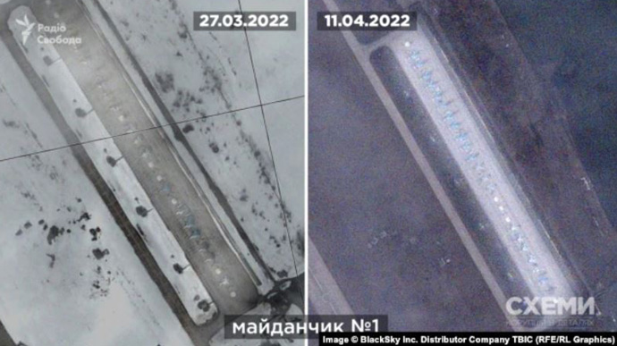 Россия стягивает авиацию на аэродром Липецк-2 – Схеми