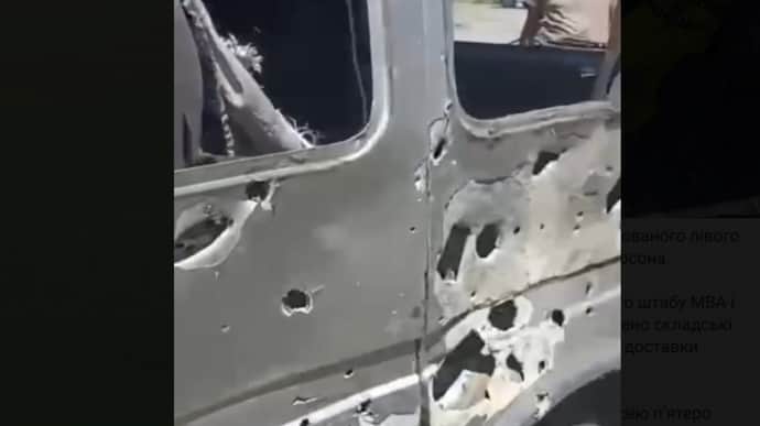 Россияне обстреляли гуманитарный штаб в Херсоне: контузило 5 человек