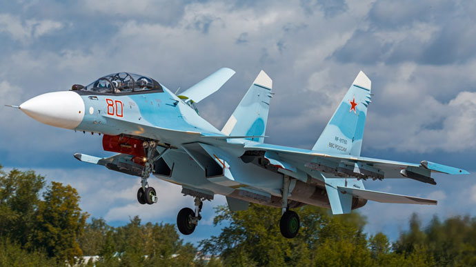Російський Су-35 негативно злетів на Херсонщині − Повітряні сили