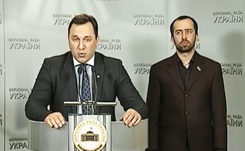 Зліва направо Віктор Кривенко та Павло Кишкар