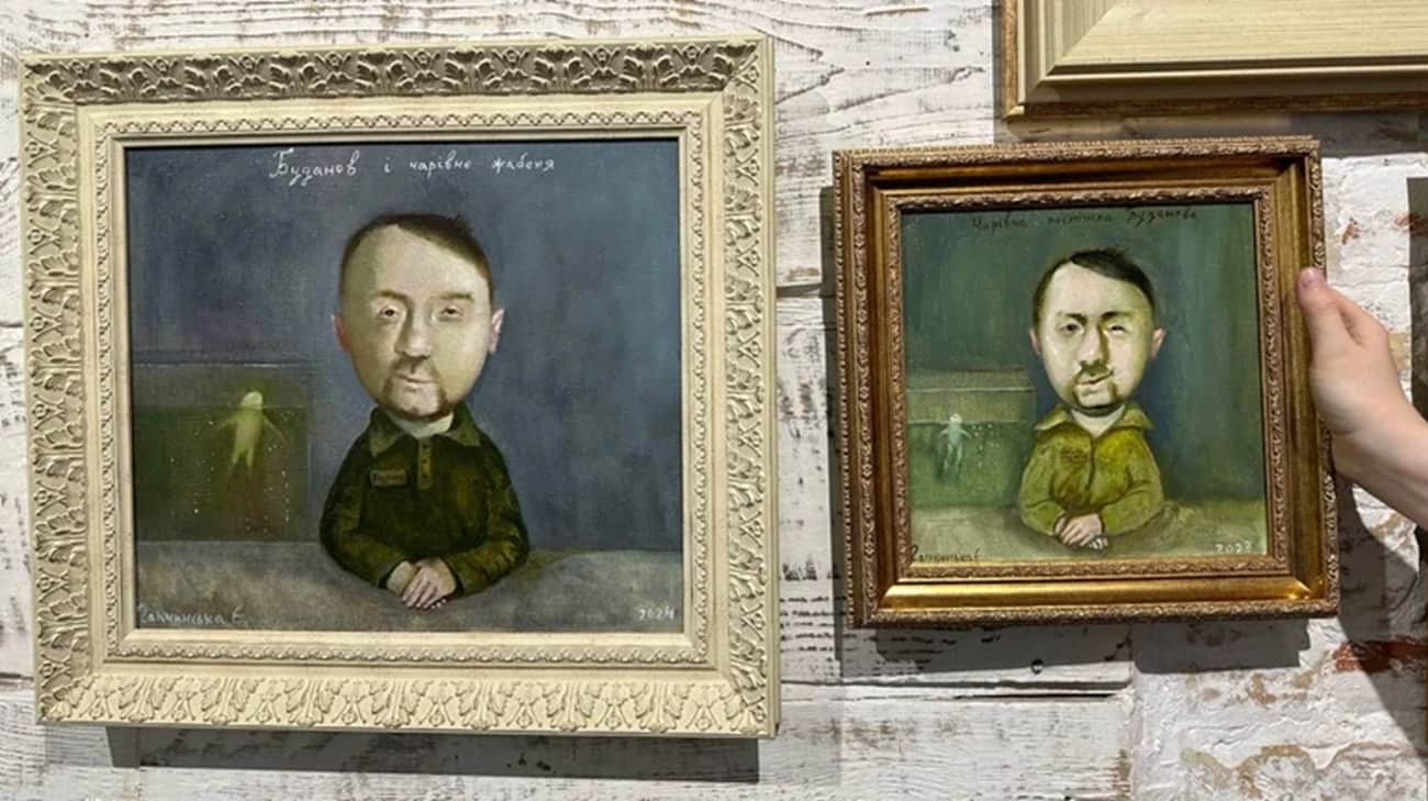 Ukrainian artist Hapchynska sells portrait of Defence Intelligence chief Budanov for US$6,000