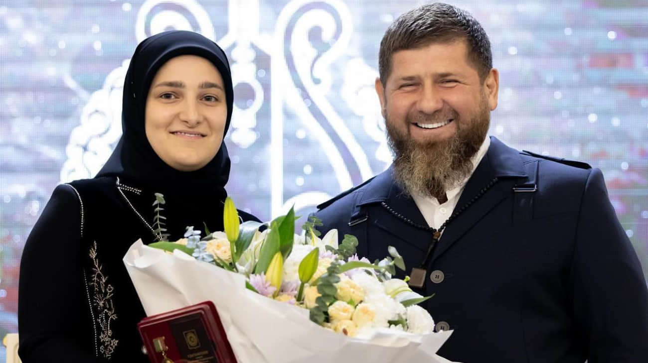 Chechen leader rewards his daughter for "strengthening relations" with occupied Donetsk Oblast