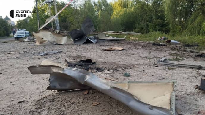 Ukrainian air defence downs 5 Shahed drones in Lviv Oblast – photo
