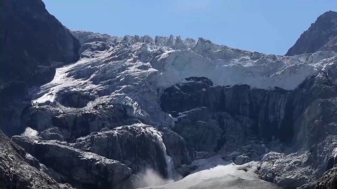 Швейцарські льодовики побили рекорди танення