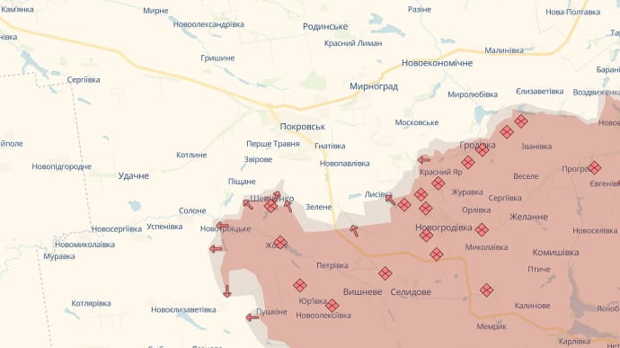 Після тривалих боїв на Покровському напрямку дві позиції Сил оборони знищені, одна втрачена