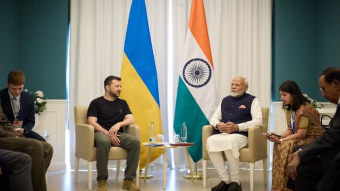 Зеленський зустрівся з прем’єр-міністром Індії: обговорили розвиток відносин і розширення торгівлі