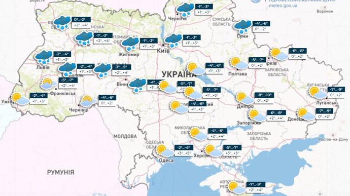 На вихідні в Україні потепліє – синоптик