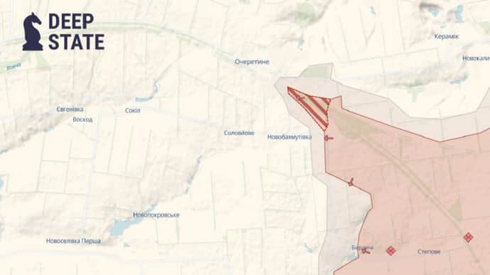 Russian forces advance towards Ocheretyne, Donetsk Oblast – DeepState interactive map