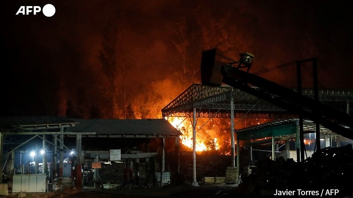 Чили охватили масштабные лесные пожары, есть погибшие и много пострадавших