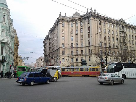 Восстание трамваев в Харькове. Фото Татьяны Николаенко