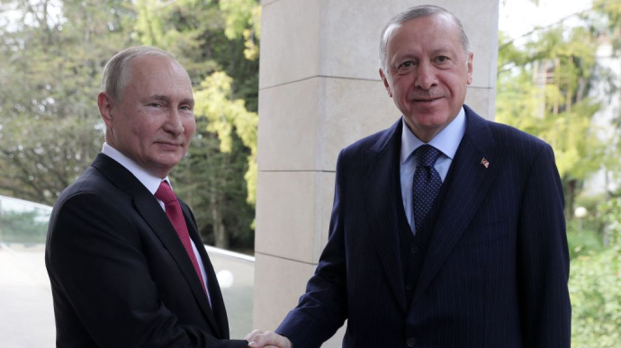 Эрдоган предложил Путину поговорить с Зеленским в Турции