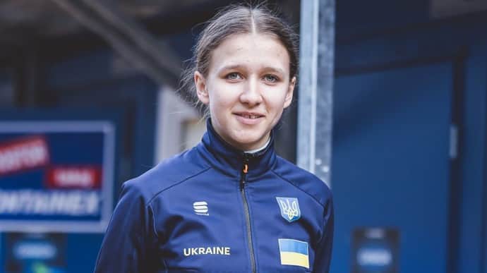 Ukrainian, 17, sets two national records at Ski Jumping World Cup