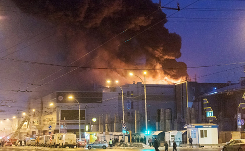 Внаслідок пожежі у російському ТЦ загинули 37 людей