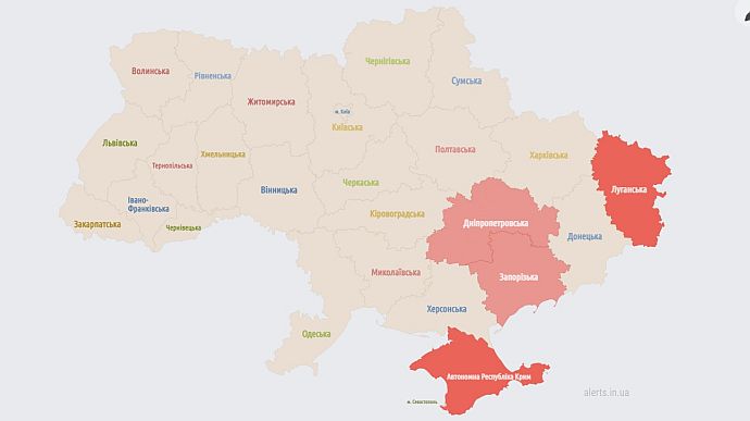 Дніпропетровську та Запорізьку області атакували Шахеди