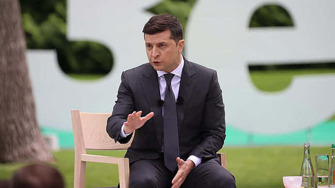 Зеленский рассказал, за что может распустить Раду и кого поддержит на мэра Киева