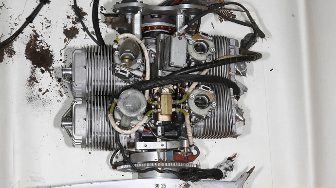 Двигун Mado MD-550, знайдений в Україні в грудні минулого року