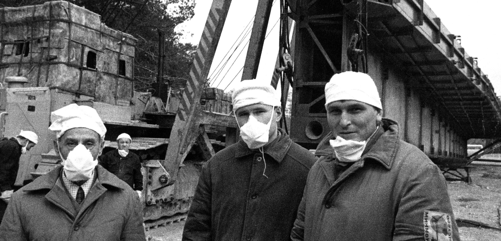 Ліквідатори аварії на ЧАЕС. 1986 рік. Фото Володимира Репіка